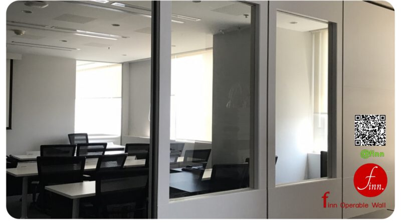 ผนังกันเสียงเคลื่อนย้ายได้ Finn Operable Wall สำหรับกั้นห้องประชุม